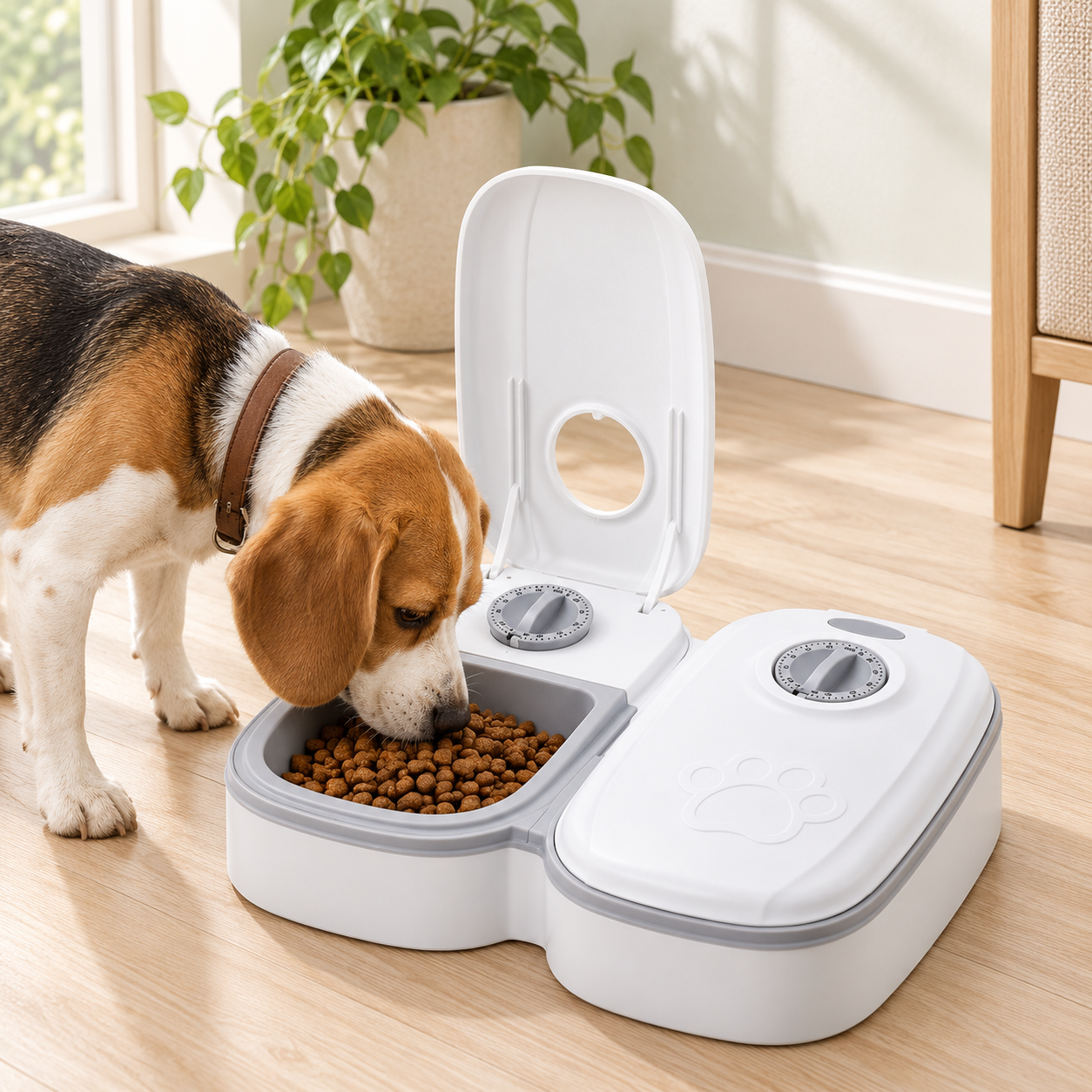 Gravity Pet Feeder & Water Dispenser