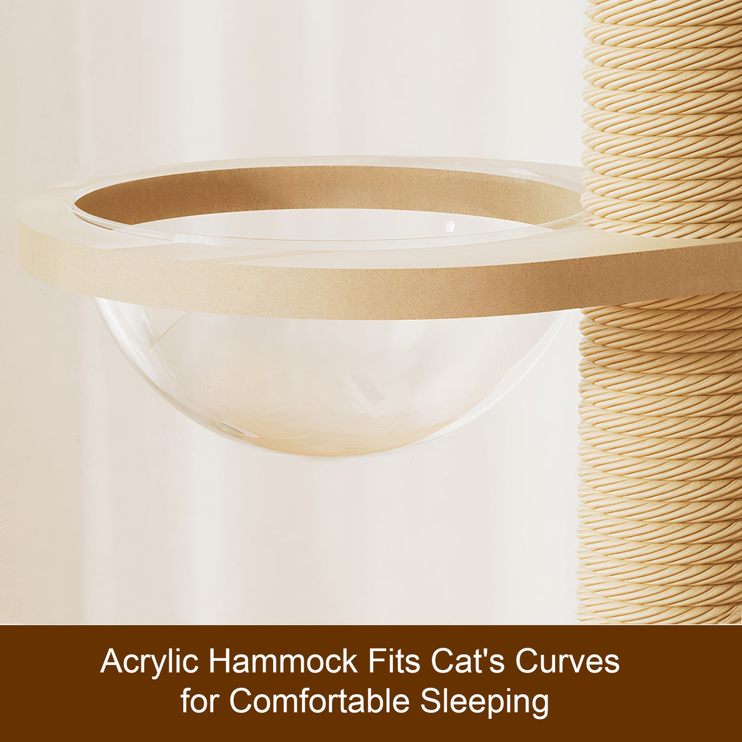 Floor-to-Ceiling Cat Tree – Adjustable 98–110in