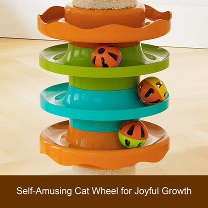 Floor-to-Ceiling Cat Tree – Adjustable 98–110in