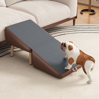 Foldable Pet Stairs – Brown