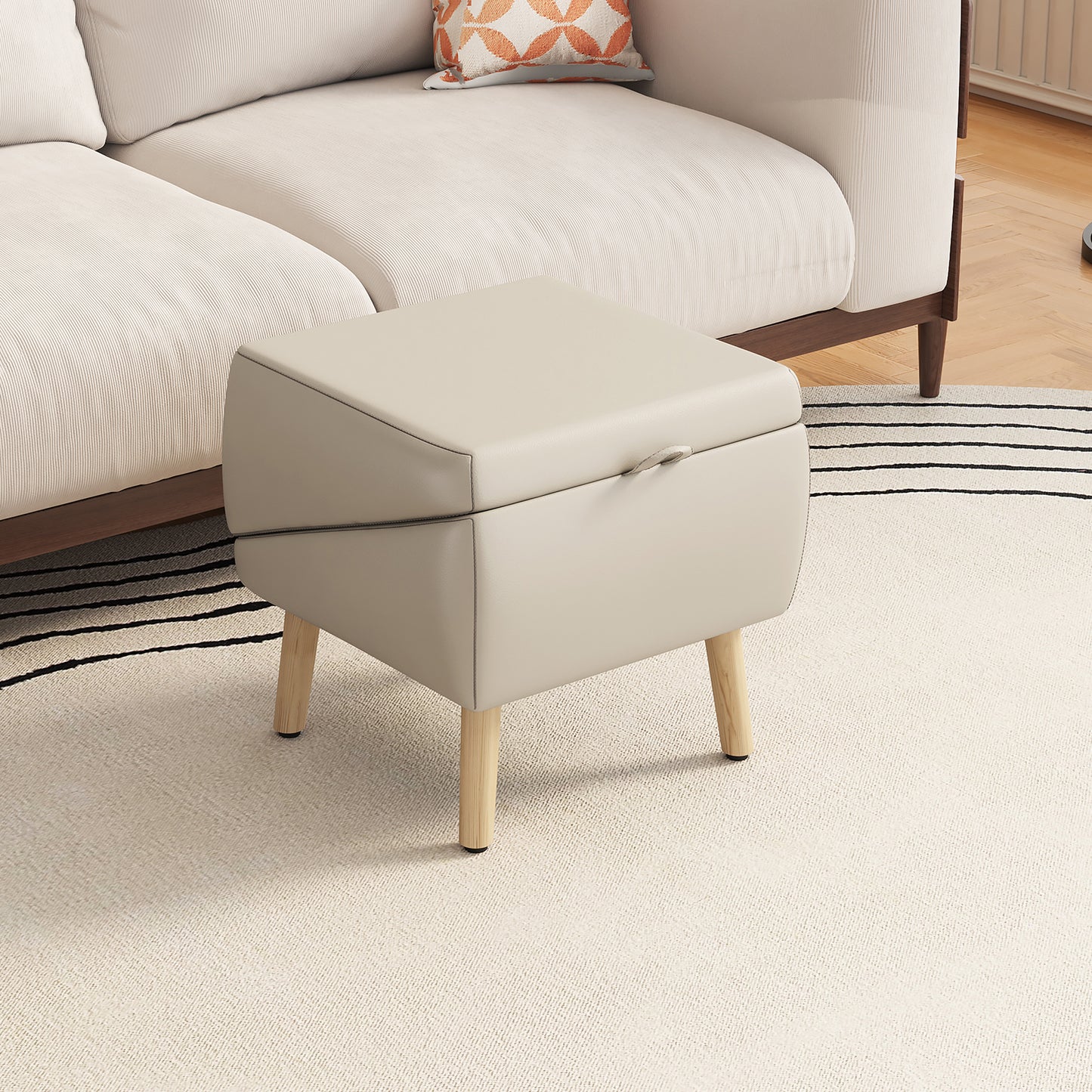 Foldable Pet Stairs – Light Gray