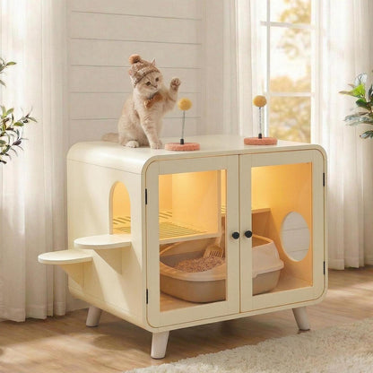 Hidden Litter Box Enclosure – RGB LED