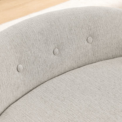 Oversized Oval Dog Sofa – Beige