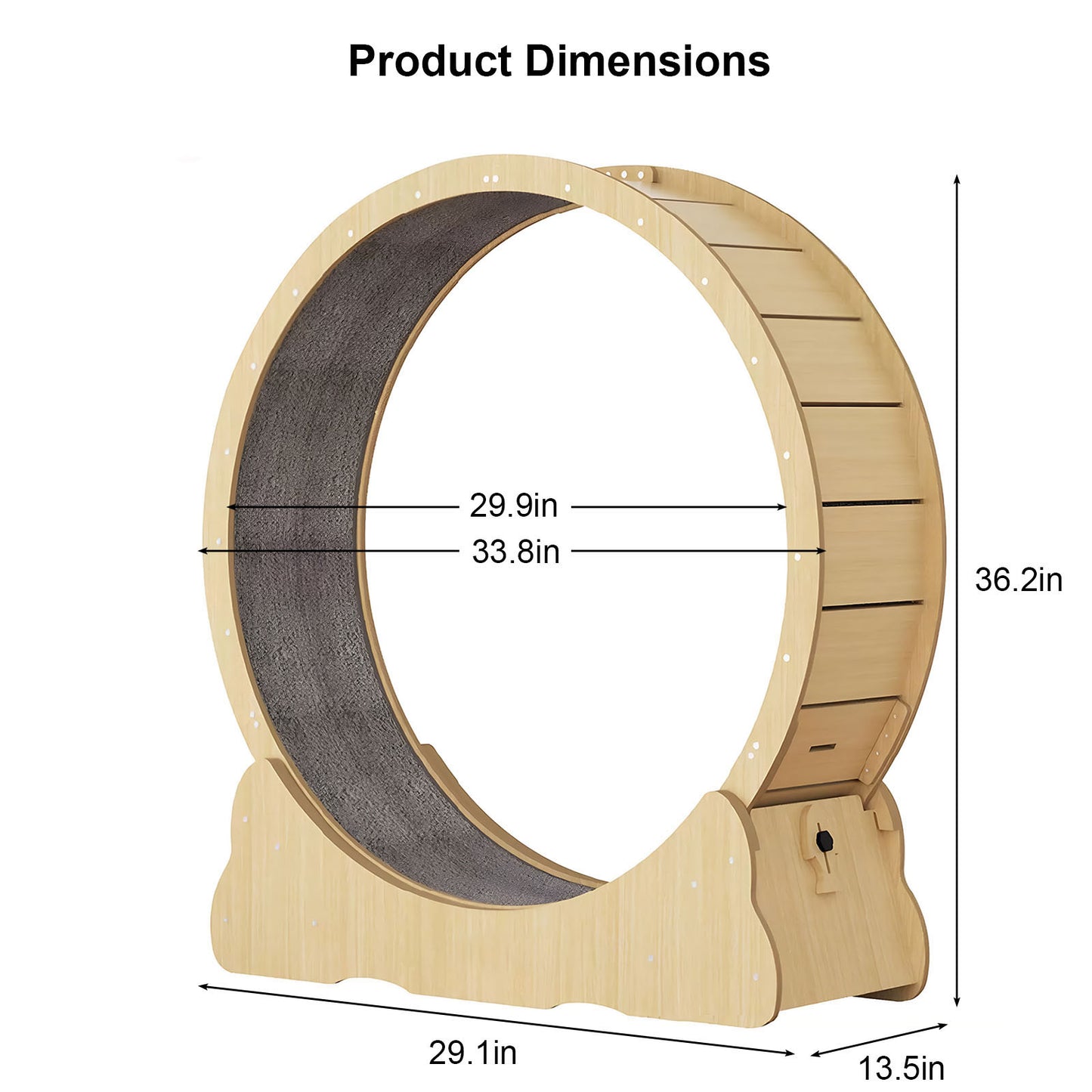 Large Cat Exercise Wheel