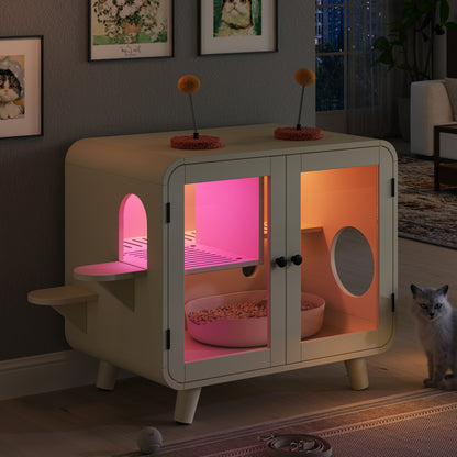 Hidden Litter Box Enclosure – RGB LED