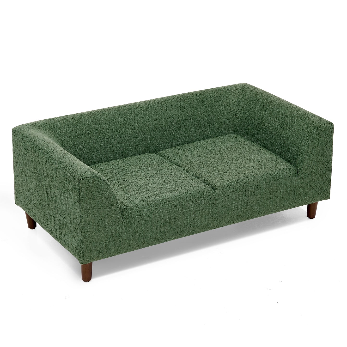 Pet Sofa with Backrest – Olive Green