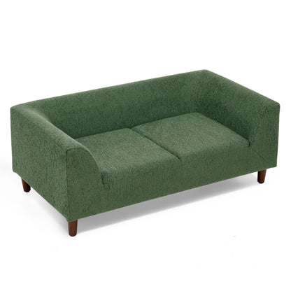 Pet Sofa with Backrest – Olive Green