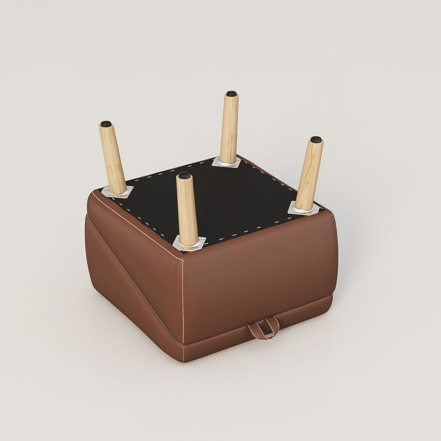 Foldable Pet Stairs – Brown