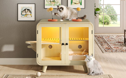 Hidden Litter Box Enclosure – RGB LED
