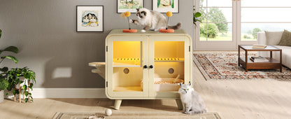 Hidden Litter Box Enclosure – RGB LED