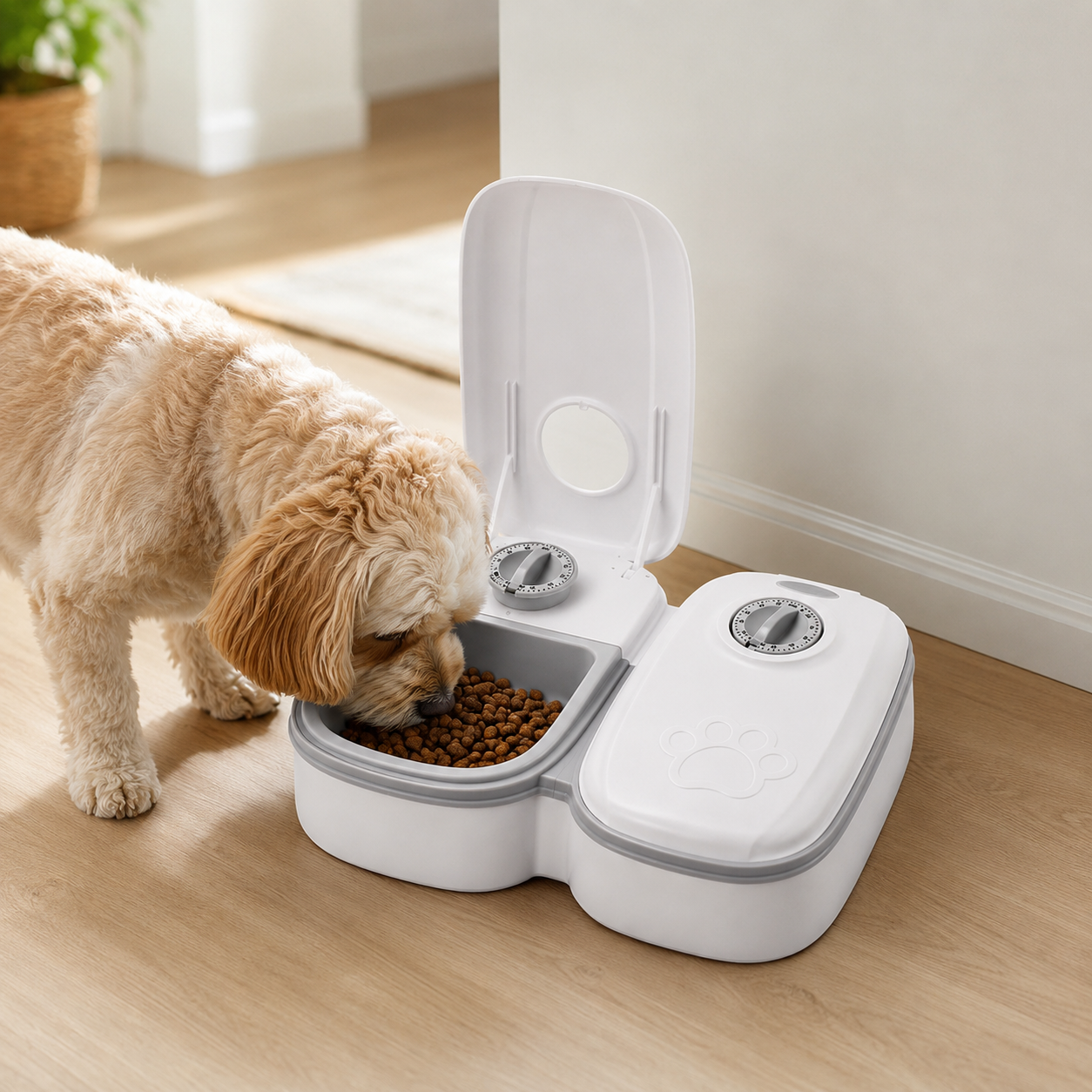 Gravity Pet Feeder & Water Dispenser