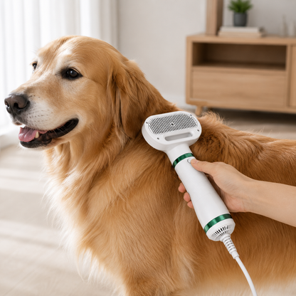 Pet Hair Dryer Comb – 3-Speed