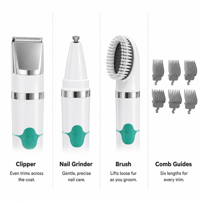 7-in-1 Vacuum Pet Grooming Kit