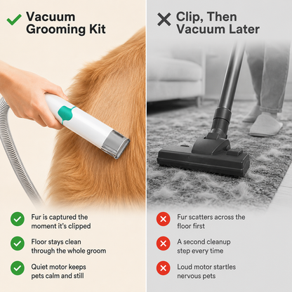 7-in-1 Vacuum Pet Grooming Kit