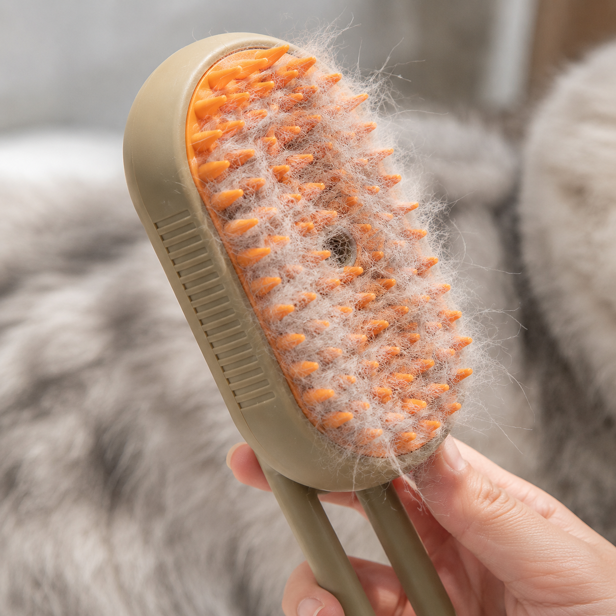 3-in-1 Steam Pet Grooming Brush
