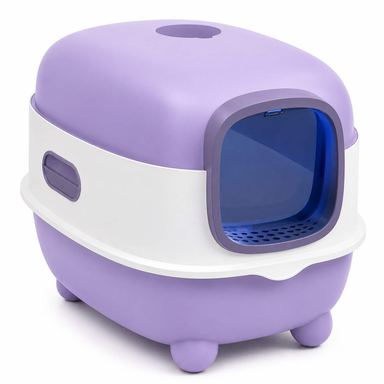 Oversized Enclosed Cat Litter Box – UV Sterilization