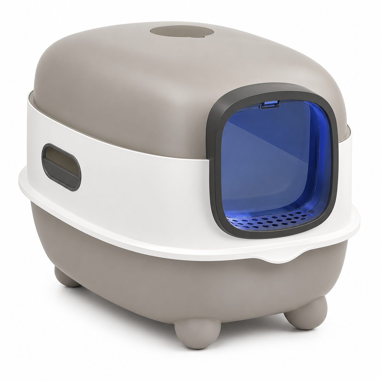 Oversized Enclosed Cat Litter Box – UV Sterilization