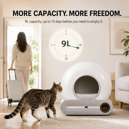 Automatic Self-Cleaning Cat Litter Box