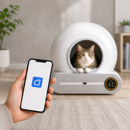 Automatic Self-Cleaning Cat Litter Box