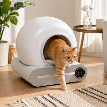 Automatic Self-Cleaning Cat Litter Box