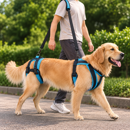 Pet Dog Auxiliary Strap – Blue