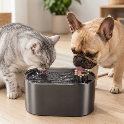 3L Ultra-Quiet Cat Water Fountain with LED Light