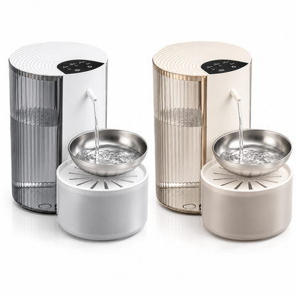 Rechargeable Stainless Steel Pet Water Fountain