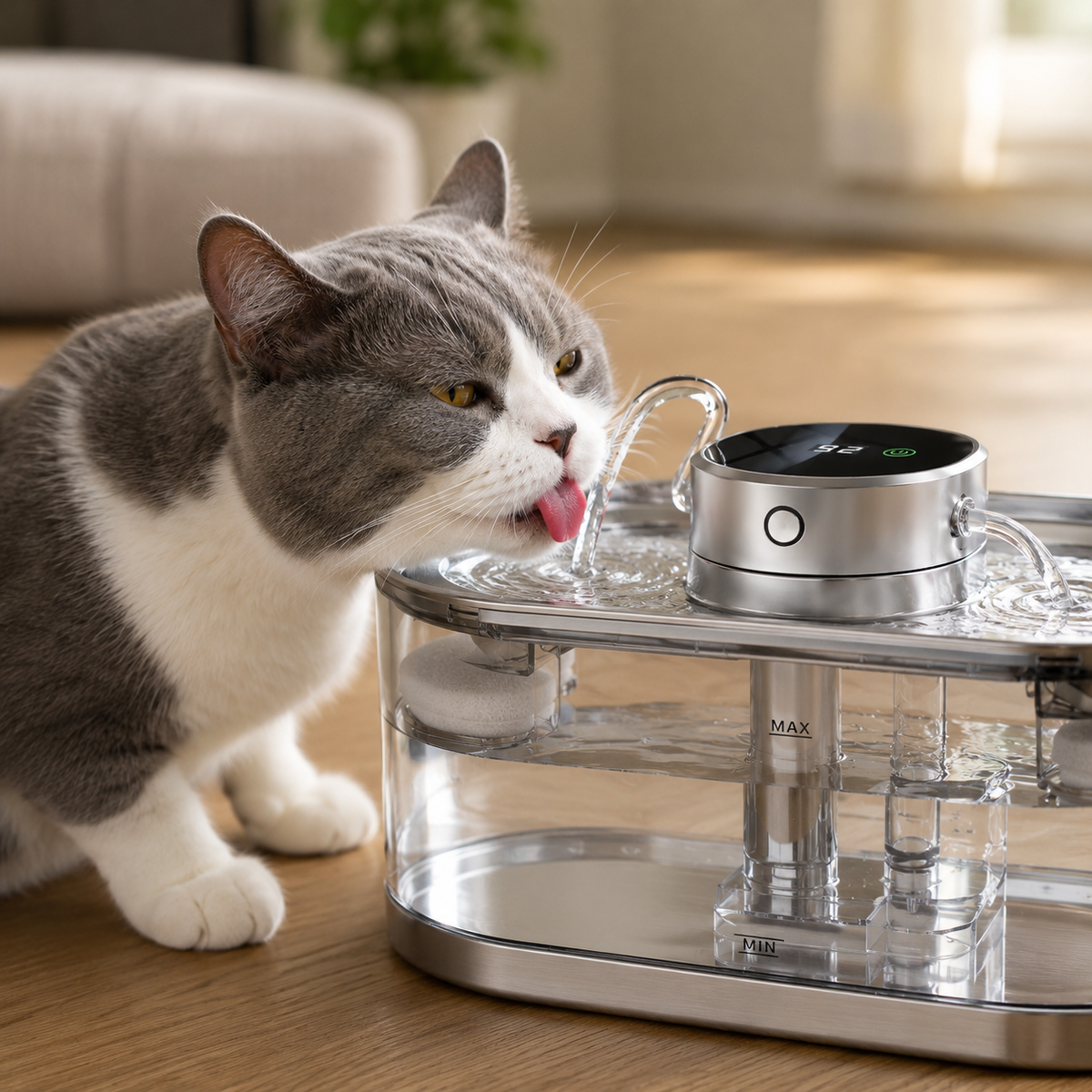Smart Rechargeable Pet Water Dispenser