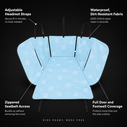 Waterproof Pet Car Seat Cover – 130x145cm
