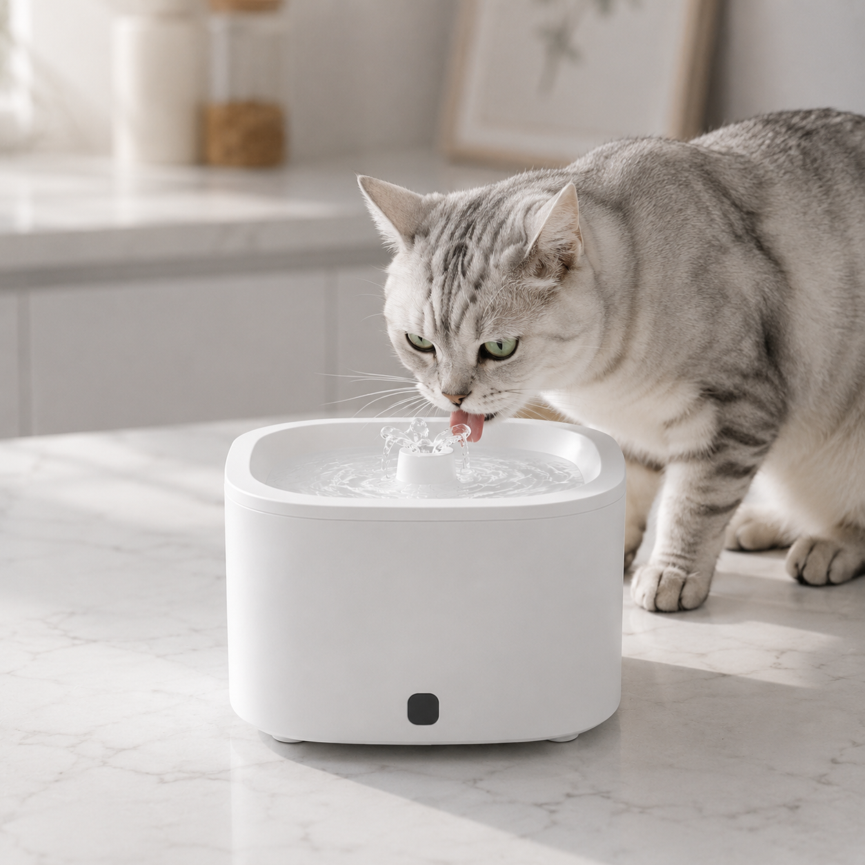 3L Pet Water Fountain with Motion Sensor