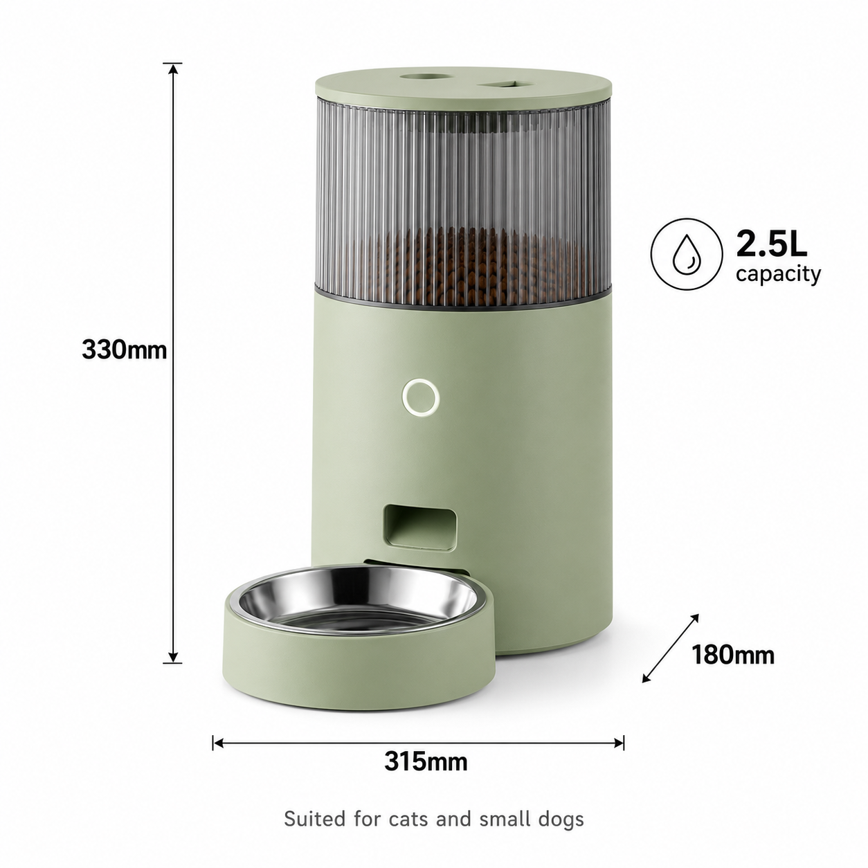 Pethart Smart WiFi Pet Feeder – Cats & Small Dogs