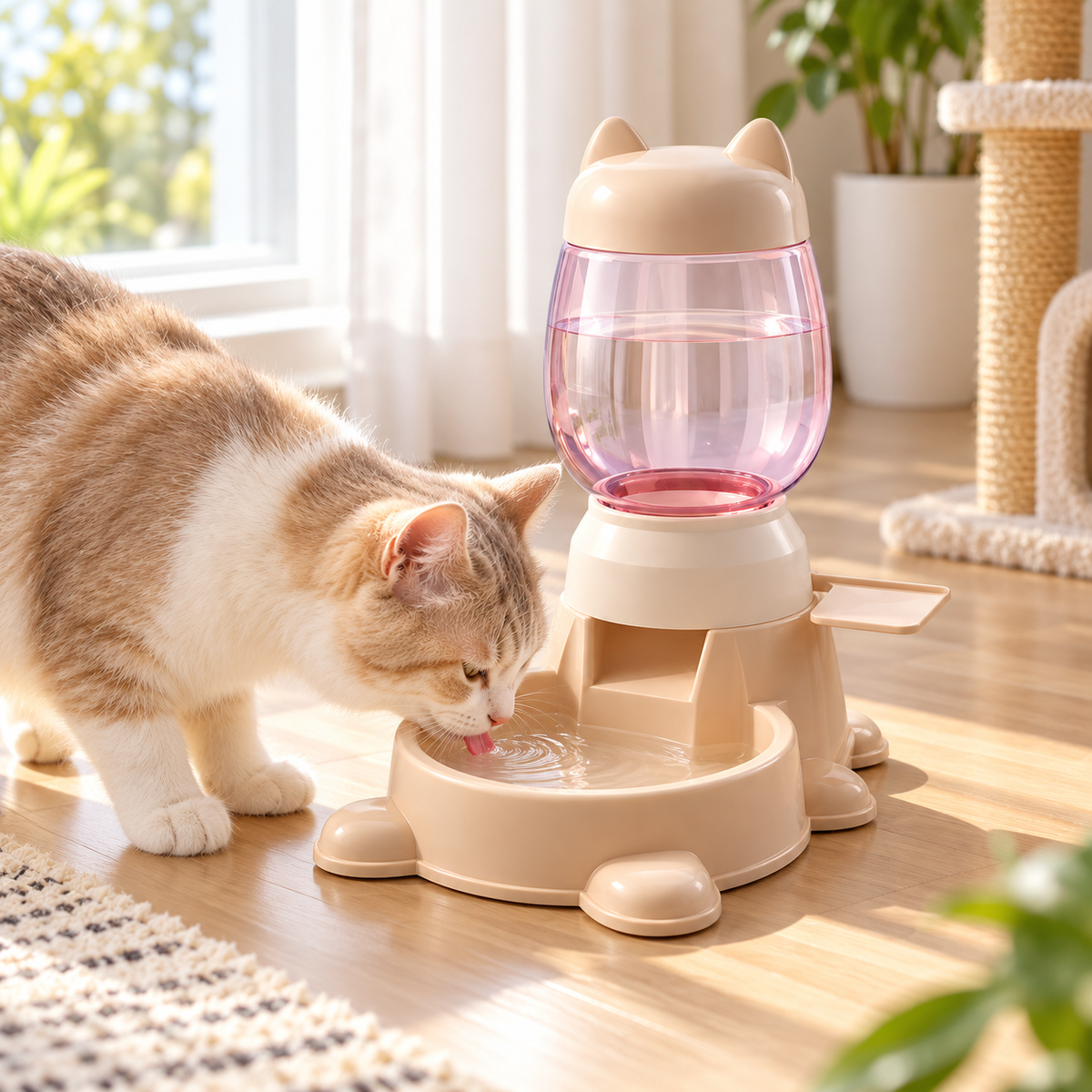 Interactive Pedal-Operated Automatic Pet Feeder