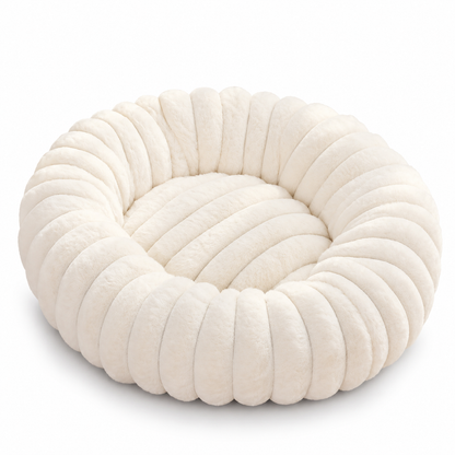 Fluffy Donut Cat & Dog Bed