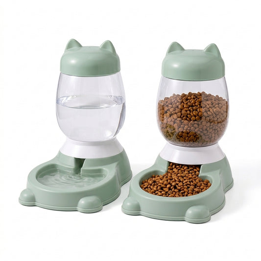 Gravity Automatic Pet Feeder & Water Dispenser
