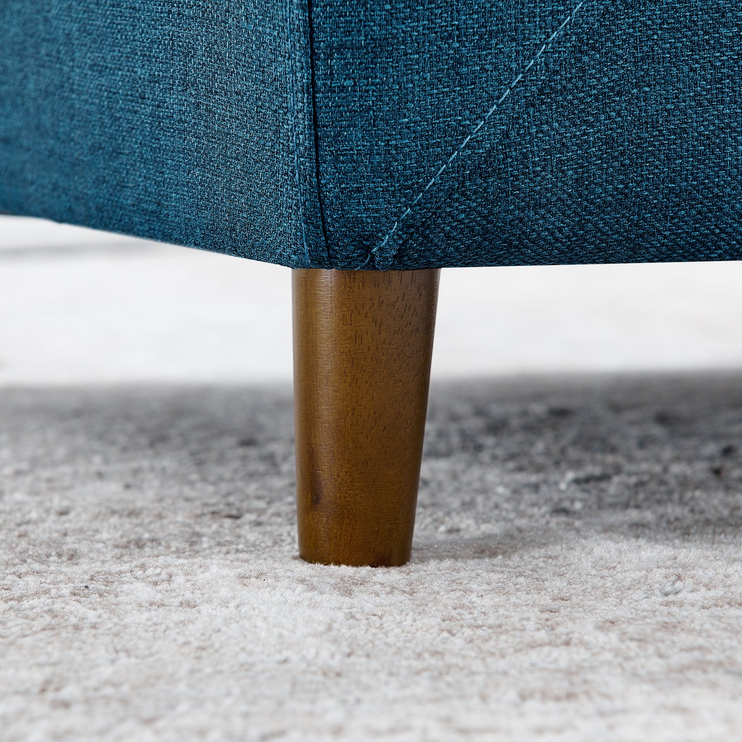 Pet Sofa with Backrest – Blue Linen