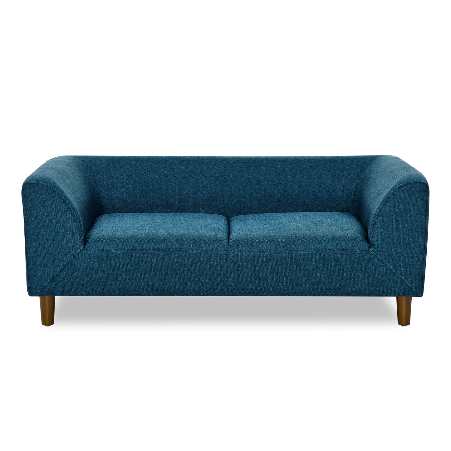 Pet Sofa with Backrest – Blue Linen