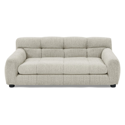 Large Dog Sofa with Backrest – Beige Linen