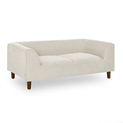Pet Sofa with Backrest – Beige Linen