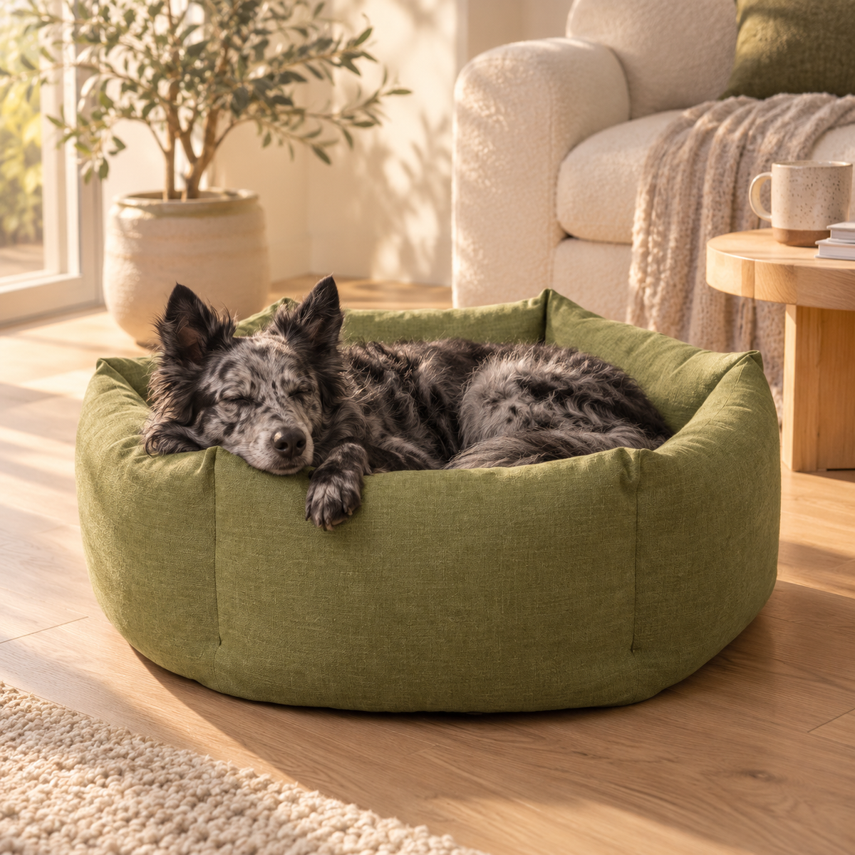 Premium Bolster Dog Bed