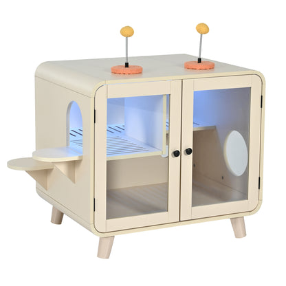 Hidden Litter Box Enclosure – RGB LED