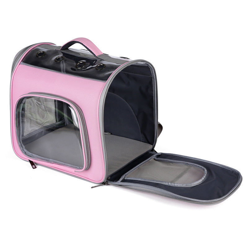 Large Pet Carrier Backpack with Breathable View Window