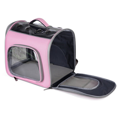 Large Pet Carrier Backpack with Breathable View Window